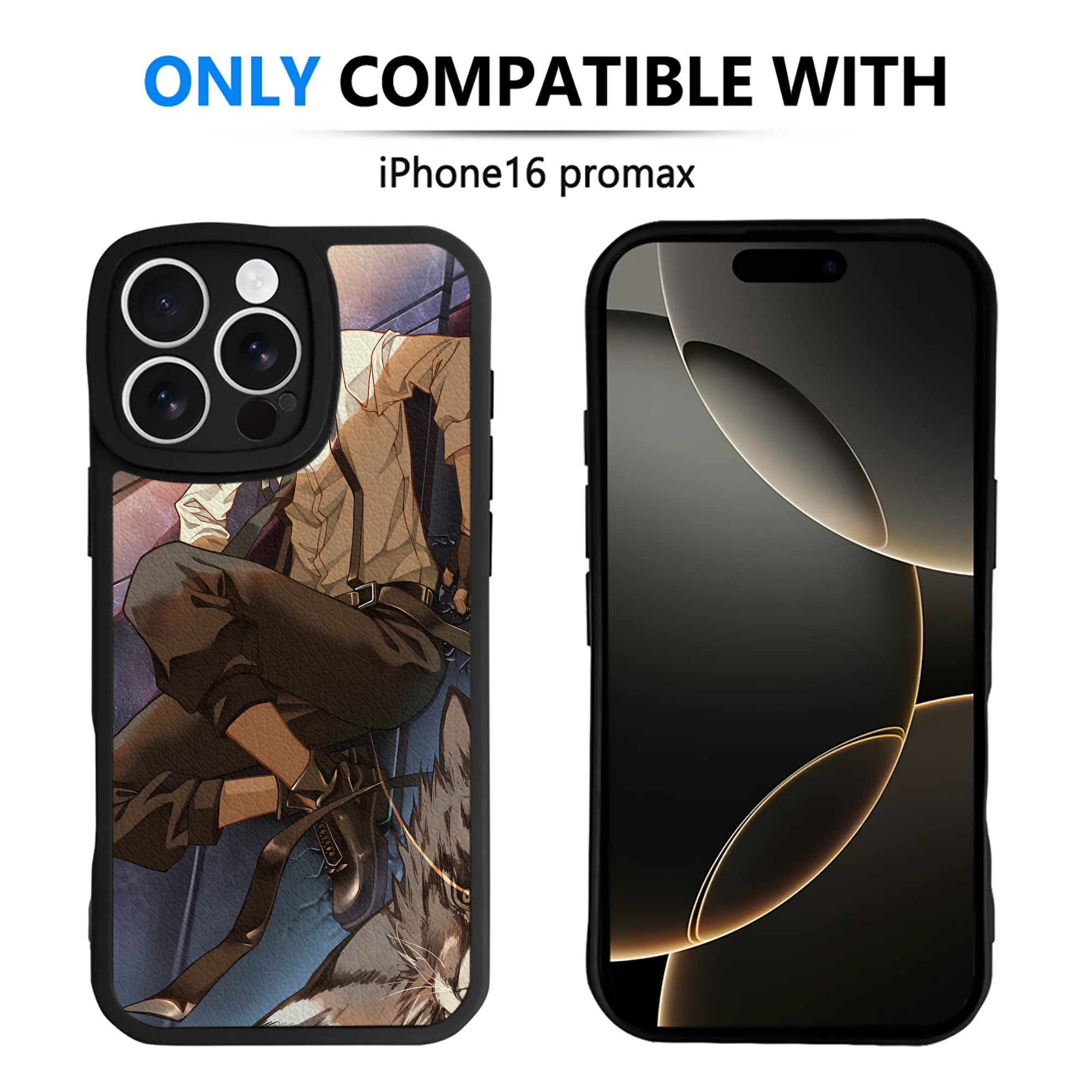 （画像用） 文豪ストレイドッグス Bungo Stray Dogs 【iPhone 16シリーズ対応】シリコンスマホケース（レザー調） 材質：シリコン